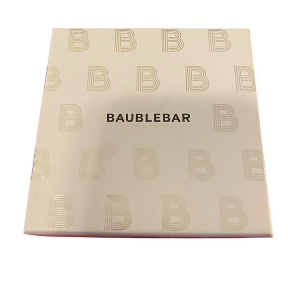 BaubleBar Pencil Me In Sparkly Gold Tone Stud Dangle Earrings. - Picture 6 of 6